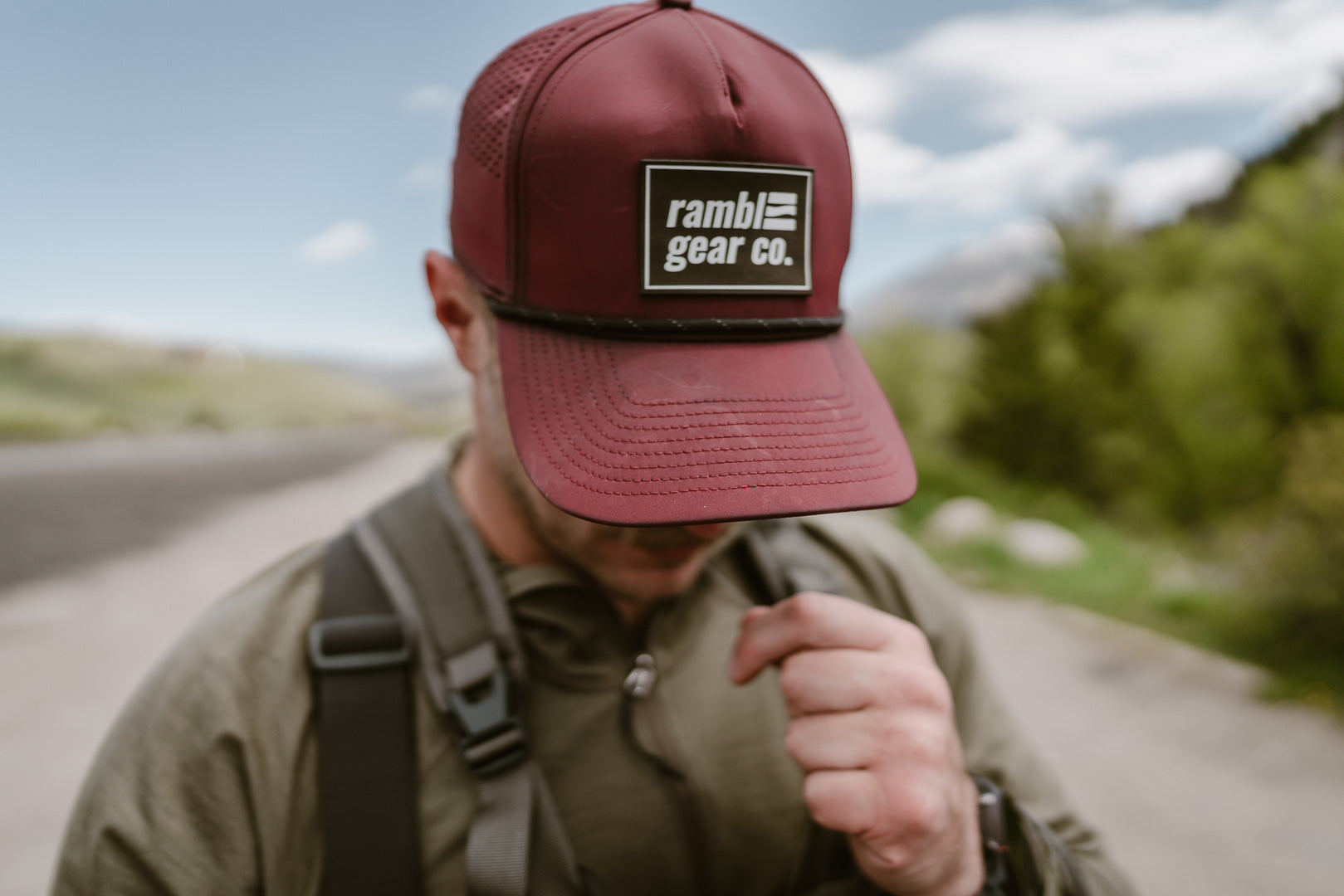 Rambl Launch Hat Crimson